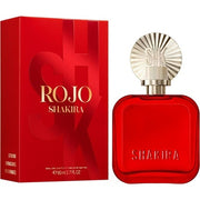 Shakira Perfumes ROJO Eau de Parfum For Women Long Lasting Powerful Sensual Charming Scent Floral Spicy Amber Notes Ideal Day Wear 50ml