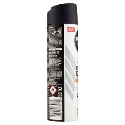 Men Black & White Invisible Anti-Perspirant Deodrant Spray 150ml
