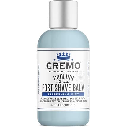 Cremo Cooling Post Shave Balm for Men With Refreshing Mint Formula 118ml