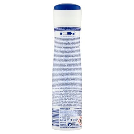 Men Black & White Invisible Anti-Perspirant Deodrant Spray 125ml