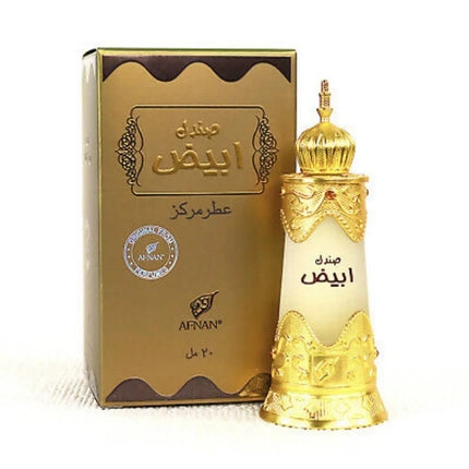 Afnan Abiyad Sandalwood Balsamic Aromatic Floral Wood Oil 20oz Unisex