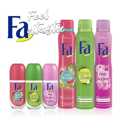FA Deodrant Spray 200ml Caribbean Lemons
