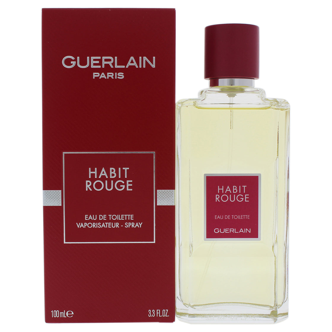 Habit Rouge by Guerlain Edt Spray 3.4oz