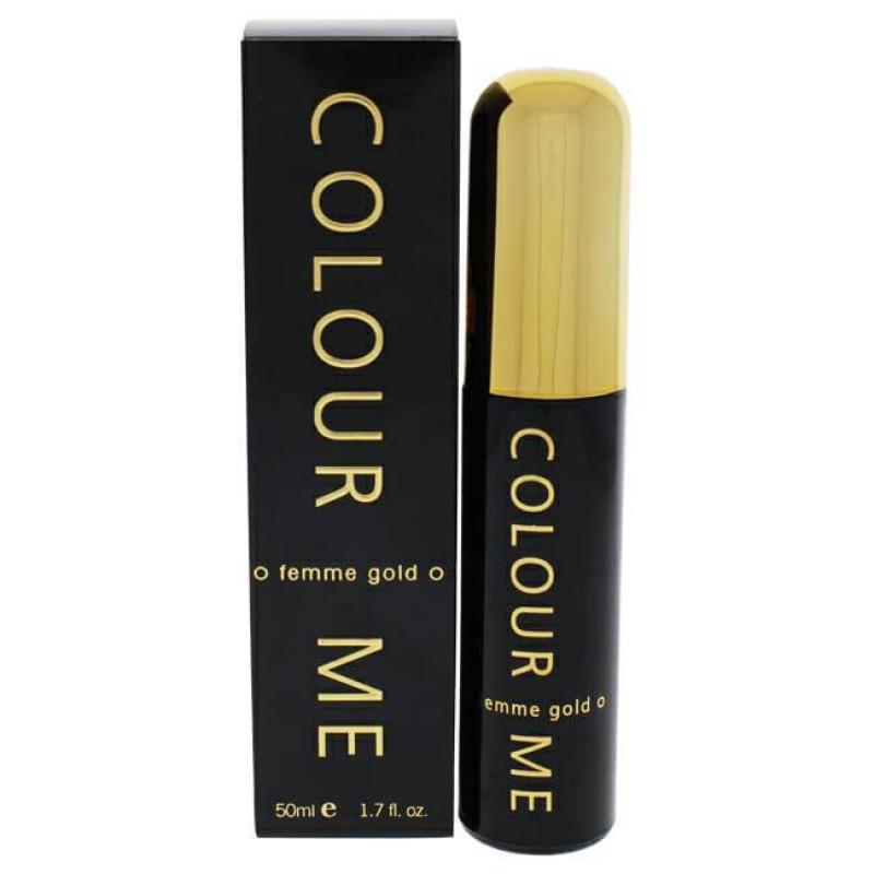 COLOUR ME Gold Femme Perfume for Women 50ml Parfum de Toilette Luxury Fragrance - Ladies Perfume Long Lasting Womens Perfumes by Milton-Lloyd