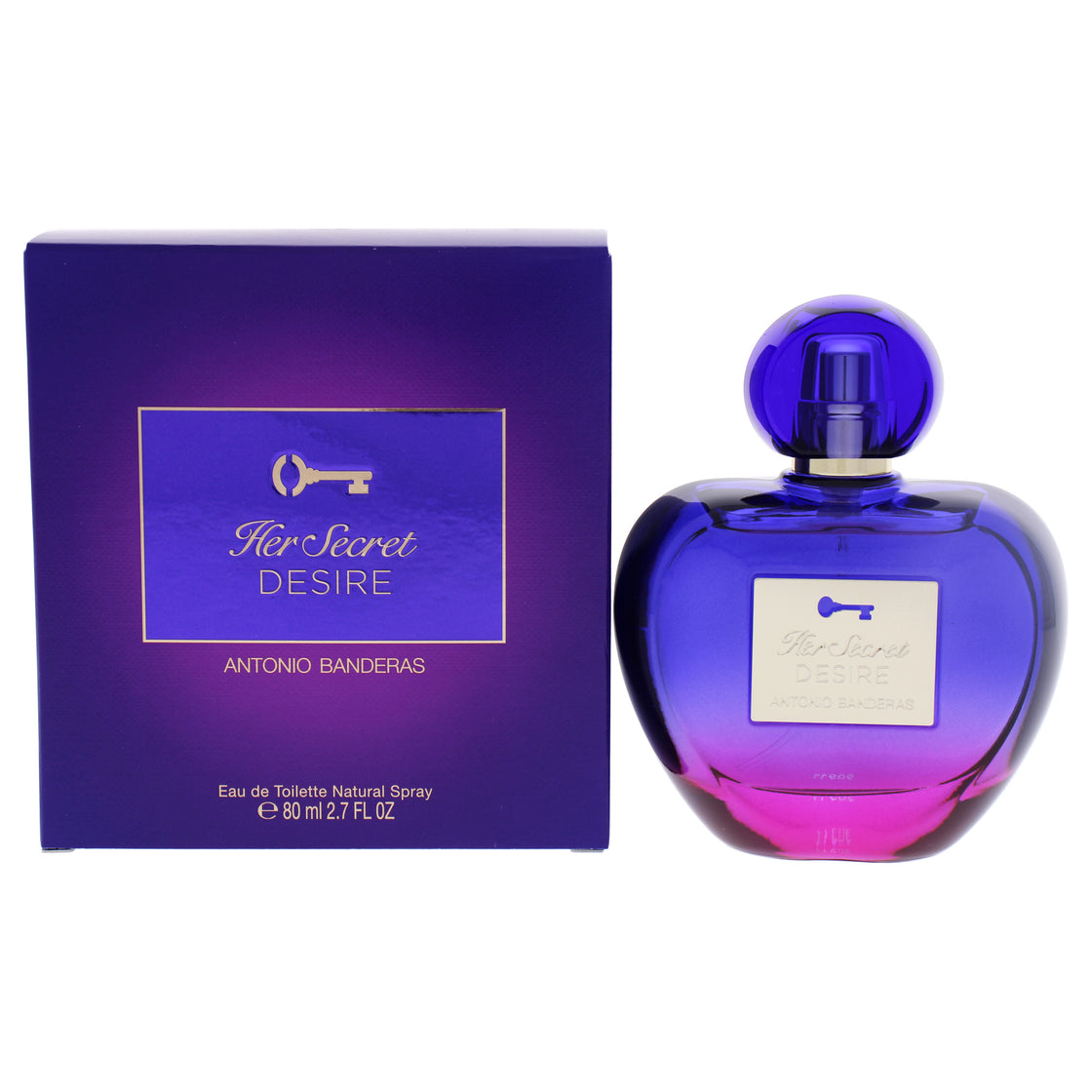 Antonio Banderas Her Secret Desire - Eau De Toilette Spray Femme 80ml