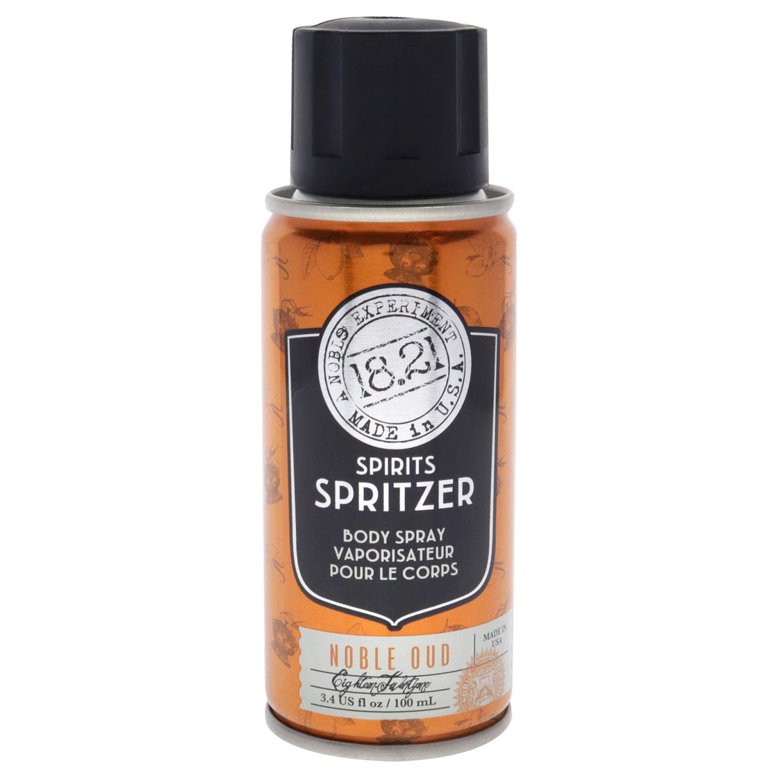 18.21 Man Made Men's Spirits Spritzer 3.4 oz, 1oz équivaut à 30ml Long-Lasting Body Spray Avec Masculine Aromatics Noble Oud
