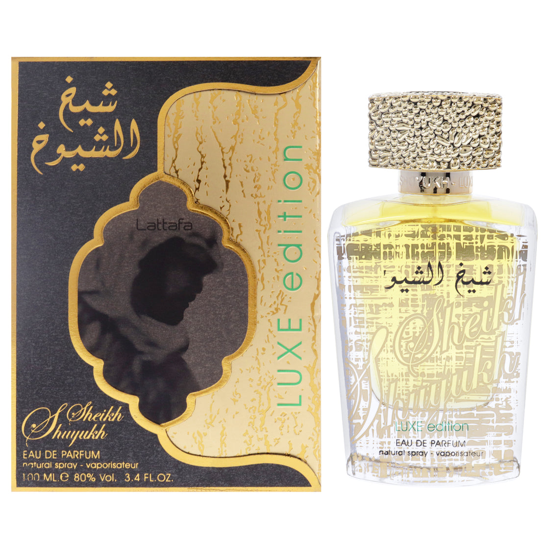Lattafa Men's Sheikh Al Shuyukh Luxe Edition - Eau de Parfum Spray 100ml Man