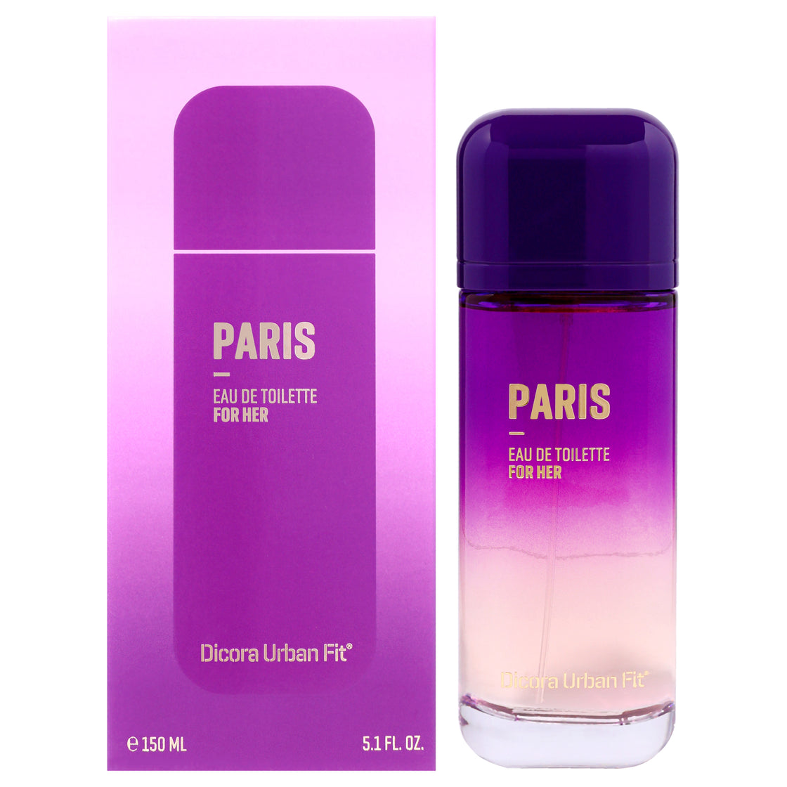 Dicora Urbanfit DICORA UF Paris Eau de Toilette (EDT) Femme 150ml