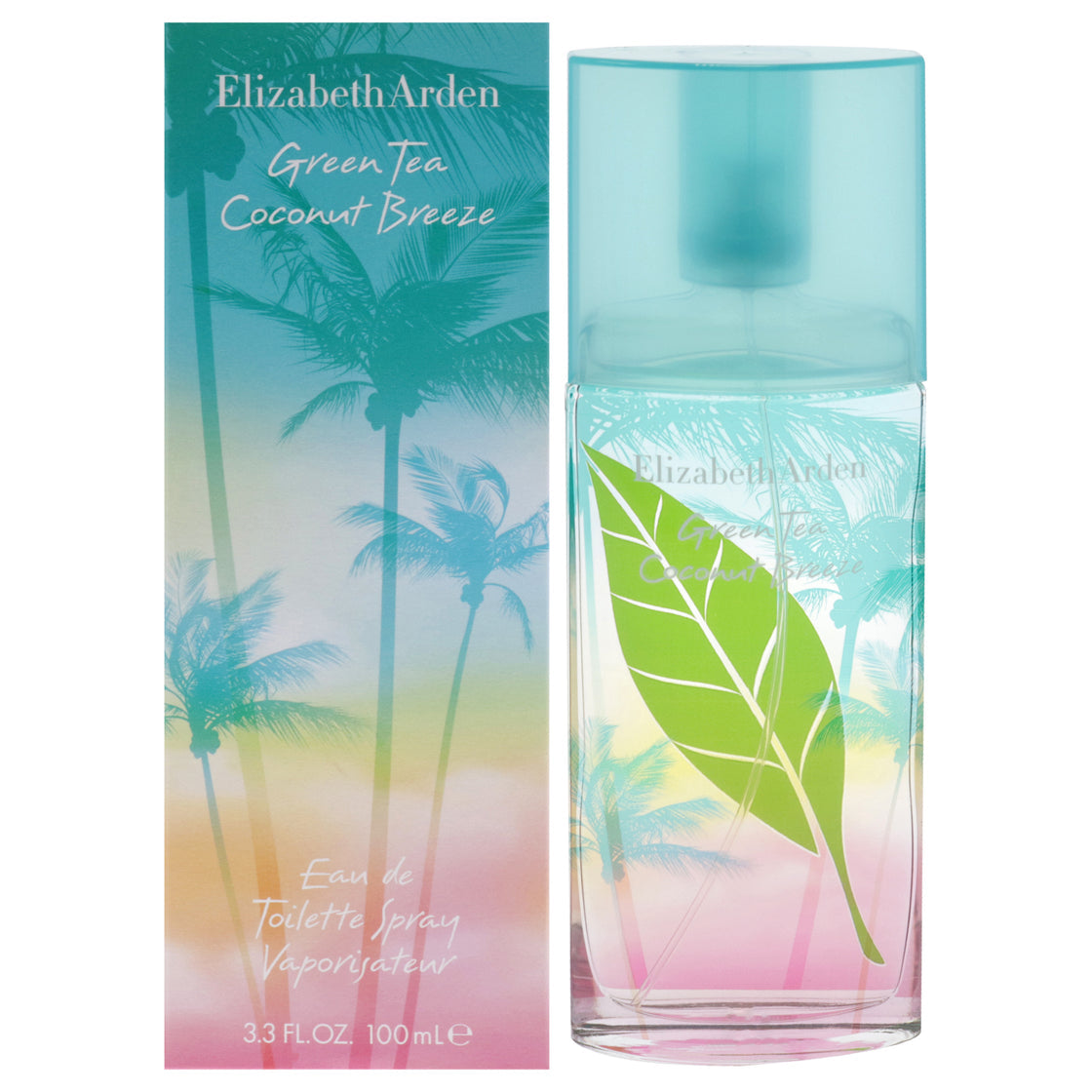 Elizabeth Arden Green Tea Coconut Breeze Eau De Toilette Spray 100ml Citrus Floral Fruity Fragrance Luxury Perfume for women