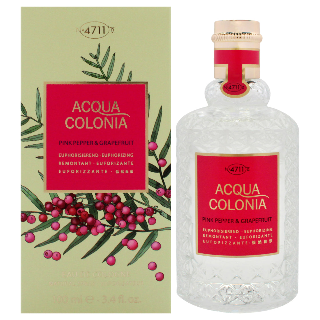 4711 Acqua Colonia Pink Pepper &amp; Grapefruit Eau de Cologne 100ml Unisex