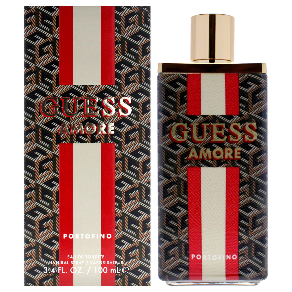 Guess Amore Portofino and Genderless Unisex 3.4 Fl. Oz Eau de Toilette Unisex
