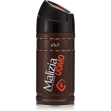 Malizia Uomo Black and Wild Deodorant Déodorant (Déo) Mixte 150ml