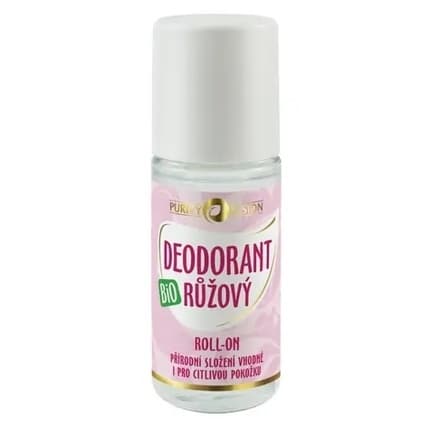 Organic pink deodorant roll-on 50 ml