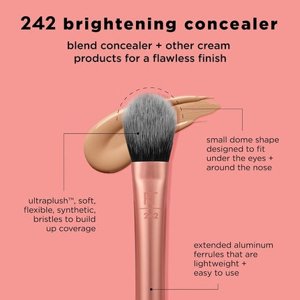 Real Techniques Brightening Concealer Makeup Brush - Kitten Paw