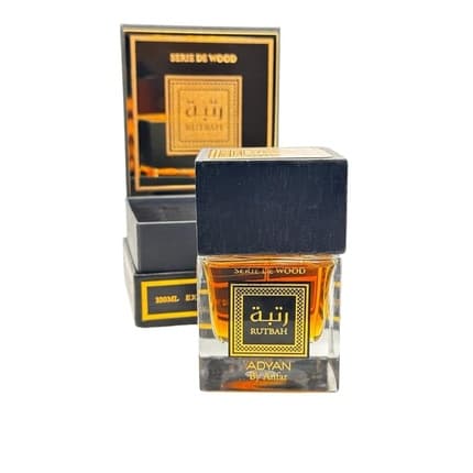 Rutbah Serie de Wood Sensual Cognac Perfume with Cinnamon, Tonka Bean, Oak, Praline, Vanilla, and Sandalwood Luxury Extrait de Parfum