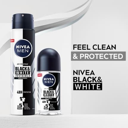 Nivea Invisible for Black & White 48h Antiperspirant Déodorant (Déo) Mixte
