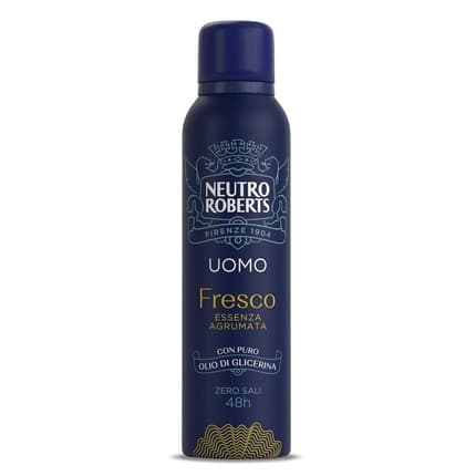 Neutro Roberts Citrus Essence and Odor Blockers Aluminum-Free Stain-Free with Pure Glycerin Oil Dermatologically Tested Coffret Homme 150 ml