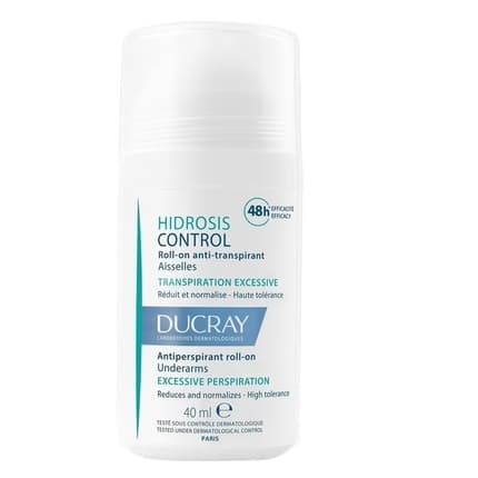 Ducray Hidrosis Control Roll-On Antiperspirant 48h Déodorant (Déo) Mixte 40ml