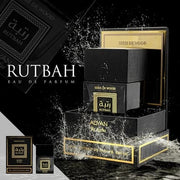 Rutbah Serie de Wood Sensual Cognac Perfume with Cinnamon, Tonka Bean, Oak, Praline, Vanilla, and Sandalwood Luxury Extrait de Parfum