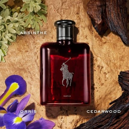 Ralph Lauren Polo Red's Ambery Woody Intense 1.36 Fl Oz Eau de Cologne for Men