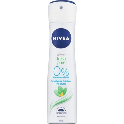 Nivea Fresh Pure 0% Aluminum Salts Spray Deodrant 150ml