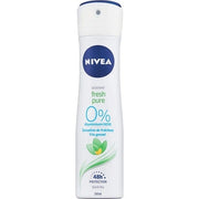 Nivea Fresh Pure 0% Aluminum Salts Spray Deodrant 150ml