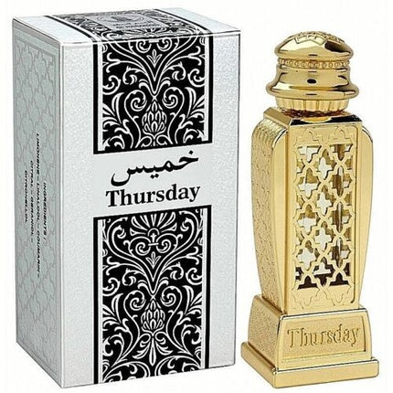 Al Haramain Thursday - Artemisia Lemon Patchouli Amber Musk Perfume Oil Parfum (Parfum) Mixte 15ml