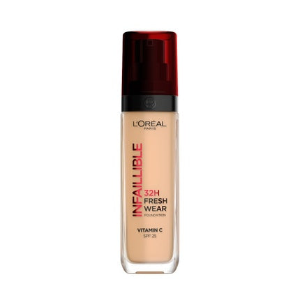 L'Oreal Infallible 32h Fresh Wear Foundation Long-Lasting Face Foundation 220 Sand 30ml