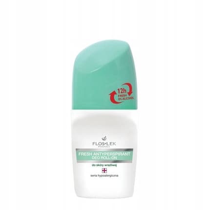 Floslek Pharma Fresh Antiperspirant Roll-On For Sensitive Skin Déodorant (Déo) Mixte 50ml