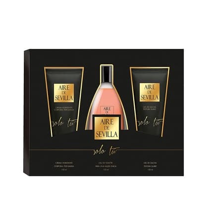 Aire De Sevilla Solo Tu Perfume with Lotion and Gel - Pack of 150 Coffret (Coffret) Mixte