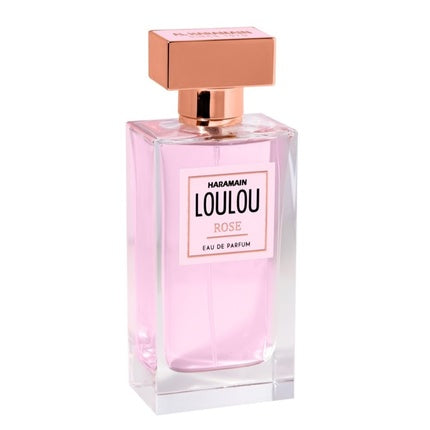 Al Haramain Loulou Rose Perfume Femme Long Lasting Body Spray Fragrant Masterpiece With Peony Litchi and Nutmeg 3.33 Oz Specum Eau