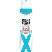 Right Guard Women's Deodorant Xtreme Cool 72 Hour High Performance Anti-Perspirant Aerosol Spray No White Residue Alcohol Free Dermologically Tested 150ml Right Guard