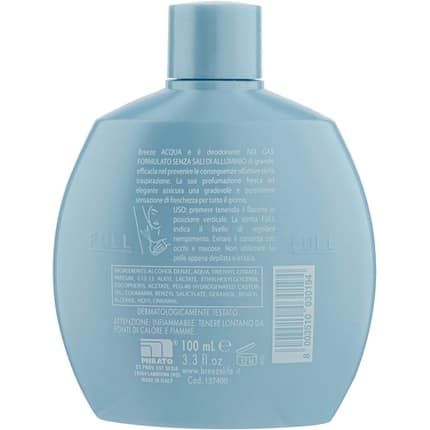 Acqua deo squeeze no gas 100ml