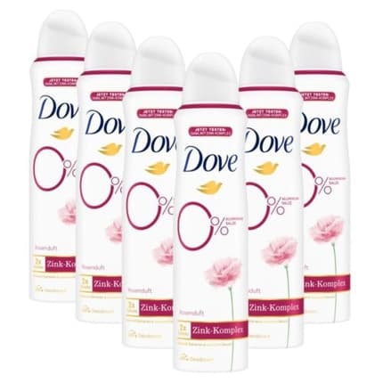 Dove Rose Scent Deodrant Spray With Nourrishing Zinc Complex 0% Aluminum 150ml