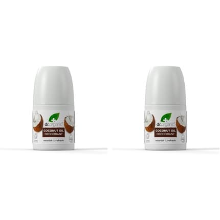 Dr Organic Organic Virgin Coconut Oil Deodorant Natural Vegan Cruelty Free Paraben & Sls Free Aluminum Free 50ml Coconut