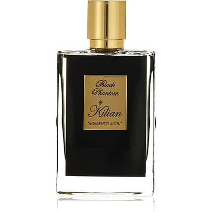 Kilian Black Phantom Memento Mori Refillable Perfume Spray 50ml With Clutch