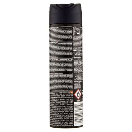 Men Black & White Invisible Anti-Perspirant Deodrant Spray 150ml