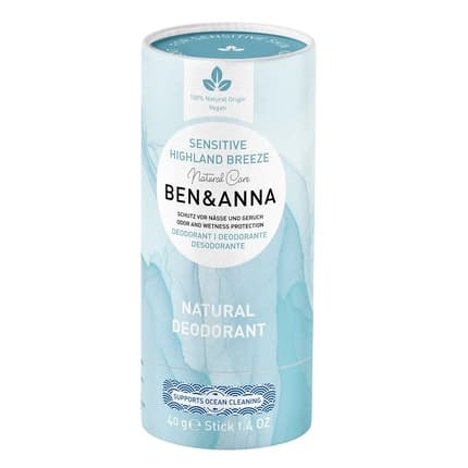 Ben & Anna Highland Breeze Sensitive Deo Papetube 40g