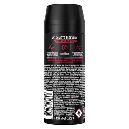 Axe/Lynx Ax Body Recharge Sport Fresh Deodorant without Aluminum 150ml Unisex