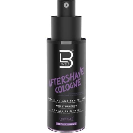 L3 Level 3 After Shave Softens Skin Refreshes and Relieves Face and Skin Moisturizing Formula Level Three After Shaving Royale Small Eau de Cologne Unisexe