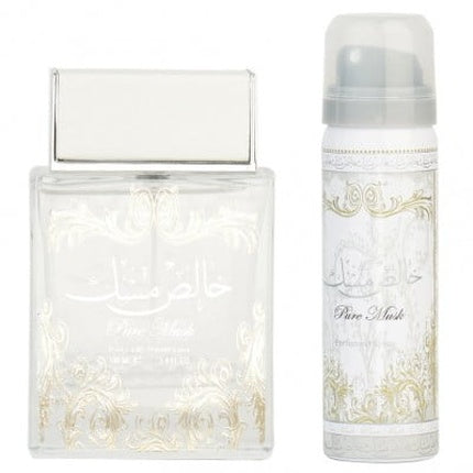 Lattafa Pure Musk Deodorant Gift Set Fragrance (Fragrance) Mixte 100ml