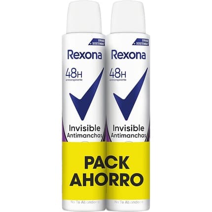 Rexona Invisible AntiSperspiring Deodrant For White and Black Clothes 200ml