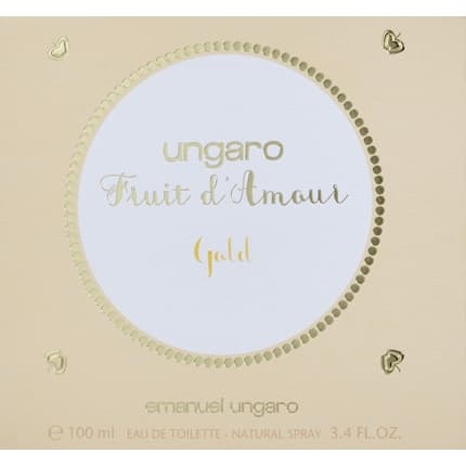 Emanuel Ungaro Fruit D'amour Gold 's 3.4 Ounce Eau de Toilette for women