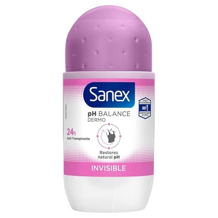 Sanex Invisible Rollon Déodorant (Déo) Mixte 50ml