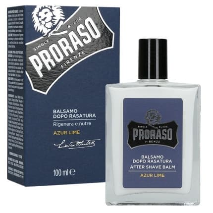 Proraso Single Blade Azur Lime Aftershave Balm Fragrance (Fragrance) Mixte 100ml