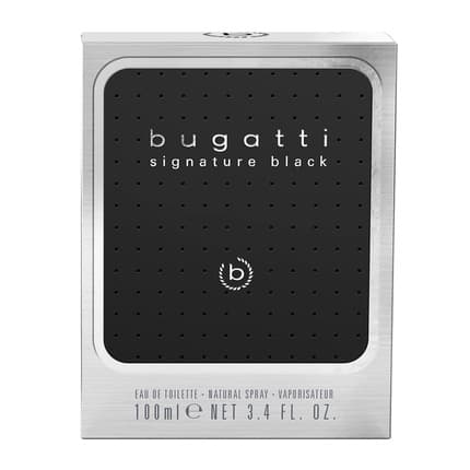 Bugatti Signature Black Men's Perfume 100ml - Fresh Woody - Eau De Toilette for Every Occasion