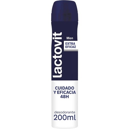 Lactovit Extra Extra Effective Deodorant For Men 0% Alcohol 48h Freshness 200ml