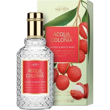 Acqua Colonia Lychee & White Mint Unisex Eau de Cologne 50ml
