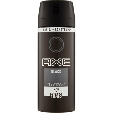 Black deodorant spray axis without aluminum 150ml