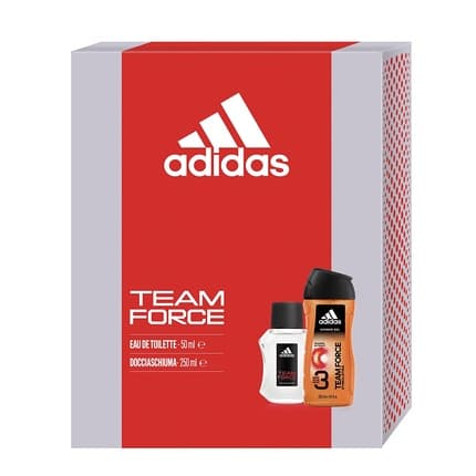 Adidas Team Force Gift Set Homme 50ml - Eau de Parfum Spray Fragrance + 250ml Shower Gel